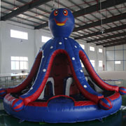 new design inflatable octopus castle